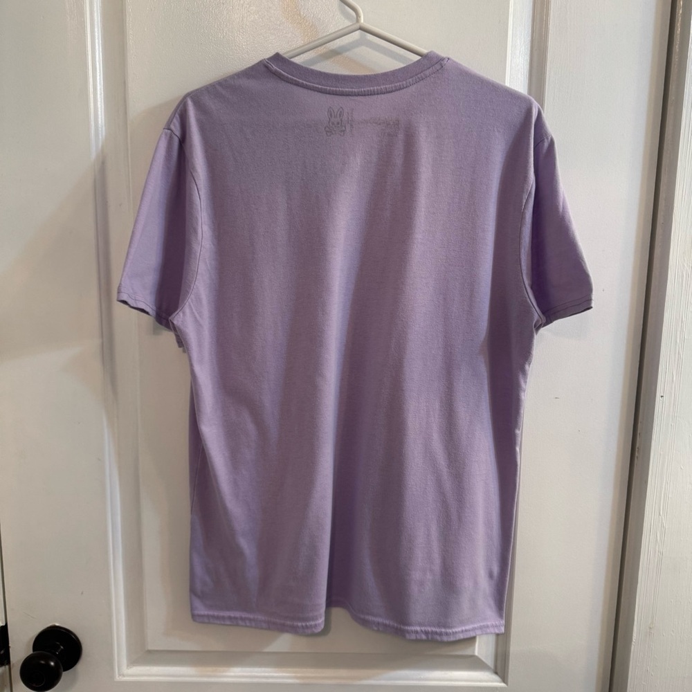 Psycho Bunny Classic V Neck Tee Medium Lavender